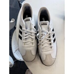 Adidas VL Court Base Mens Shoes White Black Gum ID3711 Size 13 New